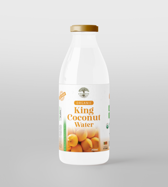 Agua de Coco King embotellada - Botella de vidrio - 350ml