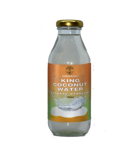बोतलबंद किंग नारियल पानी - कांच की बोतल - 350 मि.ली