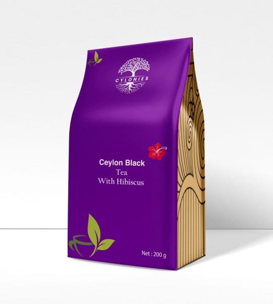 Ceylon Black tea with Hibiscus - 24 bags